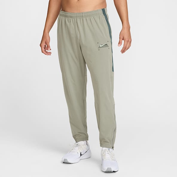 Nike running pants with zipper cheap